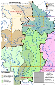 County HUC 8-10-12 Map