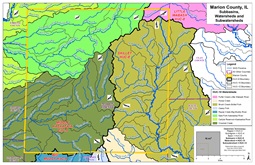 County HUC 8-10-12 Map