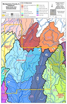 County HUC 8-10-12 Map
