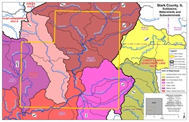 County HUC 8-10-12 Map