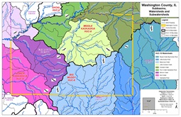 County HUC 8-10-12 Map