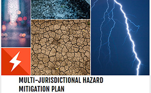cover of hazard mitigation plan brochure